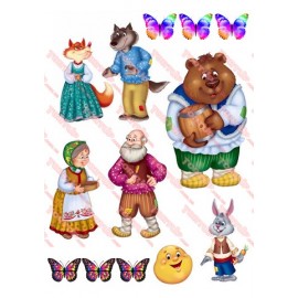 Вафельна картинка Мультфільми різні 236